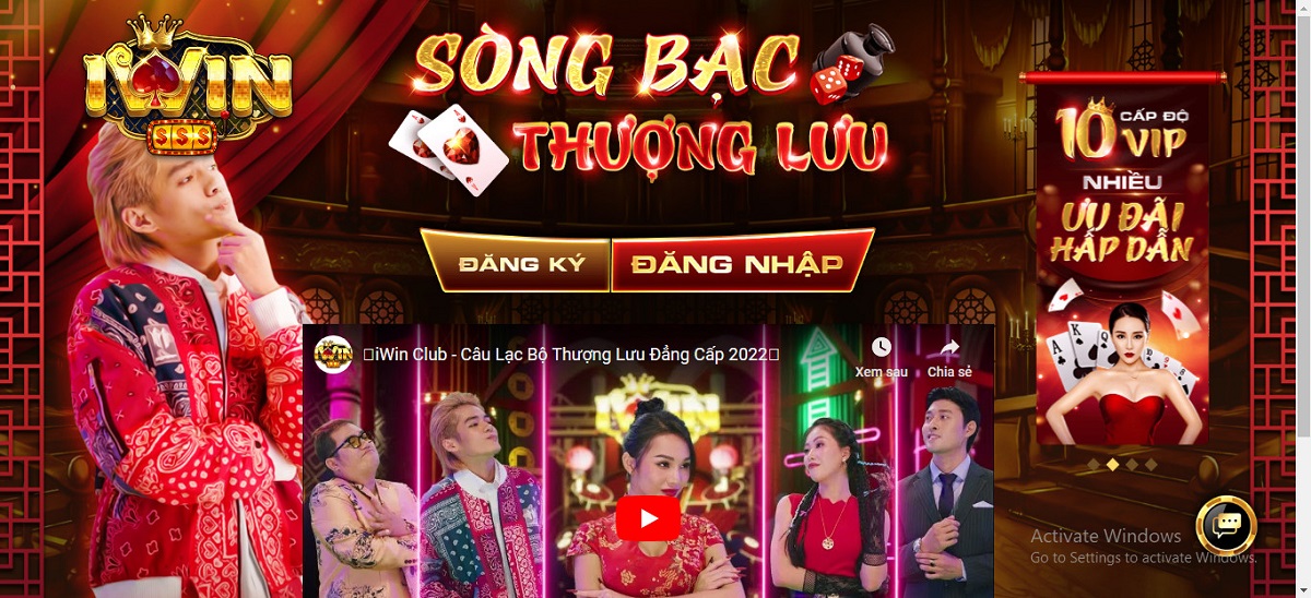 đăng nhập iwin